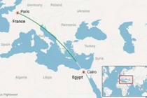 Xuất hiện video ghi thời khắc cuối cùng của máy bay Ai Cập?