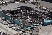 Sức tàn phá khủng khiếp của siêu bão Michael nhìn từ trên cao