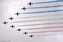 Hoành tráng màn trình diễn kỷ niệm 100 năm Không quân Hoàng gia Anh