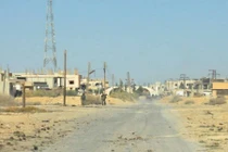 Quang cảnh thị trấn cổ Quaryatayn sau giải phóng