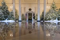 Nhà Trắng lộng lẫy mùa Giáng sinh đầu tiên của nhà ông Trump