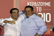 Thủ tướng Hy Lạp Alexis Tsipras rạng rỡ khi đắc cử