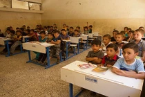 Cận cảnh lớp học ở Tây Mosul sau giải phóng