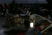 Hai xe tải tông nhau kinh hoàng, một tài xế tử vong trong cabin