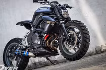 "Soi" môtô Kawasaki ER-6N độ phong cách Mad Max 