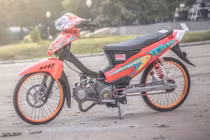Honda Wave 125 độ drag kiểng, nội công “siêu khủng”