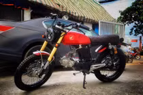 "Xế nổ" Honda 67 độ Scrambler cá tính tại Sài Gòn