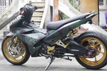 Xe máy Yamaha Exciter độ “khủng” của dân chơi Hà Nội