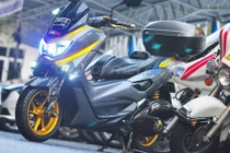 Xe tay ga Yamaha NM-X độ độc của "tay chơi" cảnh sát