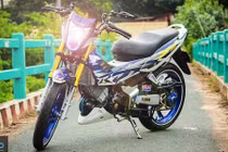 Honda Sonic độ kiểng “siêu khủng” tại Bình Dương