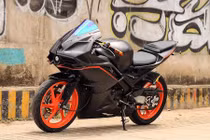 Thợ Việt độ Honda NSR150 thành môtô Kawasaki tiền tỷ