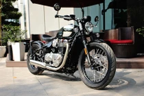 Cận cảnh Triumph Bonneville Bobber giá 580 triệu tại Hà Nội