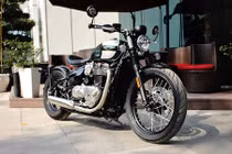 Cận cảnh Triumph Bonneville Bobber giá 580 triệu tại Hà Nội