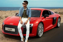 Công Vinh lôi siêu xe tiền tỷ Audi R8 2016 “đi phượt“