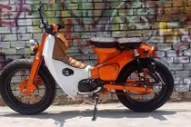 Siêu Cub Honda 78 độ “bánh béo” cực độc tại Sài Gòn