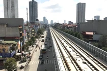 Phát hiện rỉ sét ở đường sắt trên cao Cát Linh - Hà Đông