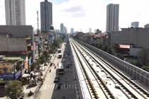 Phát hiện rỉ sét ở đường sắt trên cao Cát Linh - Hà Đông