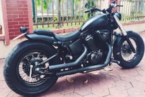 Honda Steed 400 bobber “bánh bèo” siêu chất tại Sài Gòn