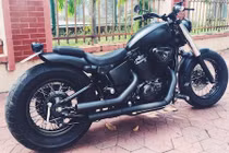 Honda Steed 400 bobber “bánh bèo” siêu chất tại Sài Gòn