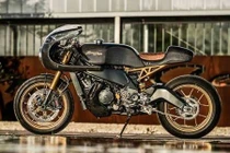 Siêu môtô Aprilia RSV 1000 “lột xác” cafe racer 