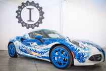 Tuyệt tác nghệ thuật trên siêu xe giá rẻ Alfa Romeo 4C