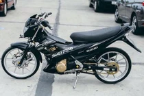 Suzuki Satria F150 độ “chân kiểng” của dân chơi Đà Lạt