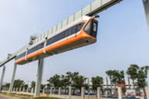 Tàu điện treo chạy nhanh nhất Trung Quốc trình làng 