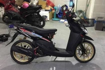 Soi xe ga Yamaha Mio "độ khủng” của dân chơi Việt