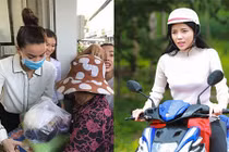 Người đẹp, hoa hậu đi từ thiện bị tố “làm màu” để PR... có oan?