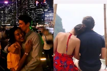 Khoảnh khắc "tình bể bình" của MC Hoàng Oanh và chồng sắp cưới