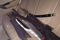 Bình Thuận: Bắt nhóm thanh niên đi xe biển 80 chở đầy hung khí