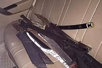 Bình Thuận: Bắt nhóm thanh niên đi xe biển 80 chở đầy hung khí