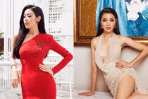 Trước sự cố lộ ngực, Thúy Vân sáng giá thế nào tại HHHVVN?