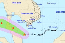 Bão Pabuk tăng tốc khi cách đất liền mũi Cà Mau 250 km