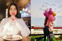 Phạm Hương tình tứ bên bạn trai trong ngày sinh nhật
