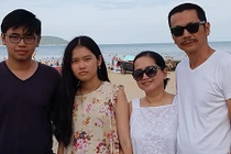 Hình ảnh hiếm hoi về tổ ấm của nghệ sĩ Trung Anh