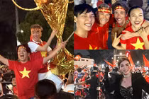 Sao Việt “quẩy” tưng bừng mừng U22 Việt Nam đoạt HCV SEA Games