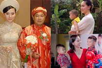 Loạt ảnh hiếm hoi của hai quý tử nhà Dương Trương Thiên Lý