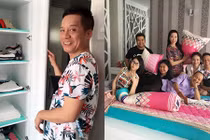 “Đột nhập” căn nhà 400m2 có thang máy của Minh Nhí - người có vài “rổ tiền” trong tủ