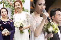 Mẹ chồng nhắn nhủ gì Đàm Thu Trang trong ngày cưới?