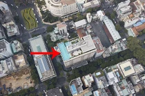 Cao ốc trên khu đất khiến ông Nguyễn Hữu Tín dính lao lý