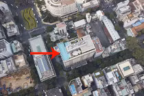 Cao ốc trên khu đất khiến ông Nguyễn Hữu Tín dính lao lý