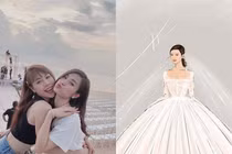 Lộ không gian hôn lễ và 2 mẫu váy cưới của Đông Nhi 