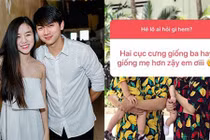 Vợ Hoài Lâm khoe ảnh hai con gái, tiết lộ điều đặc biệt