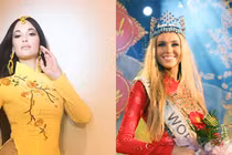 Ca sĩ Mỹ mặc áo dài không quần: Loạt sao ngoại mặc áo dài có phản cảm?