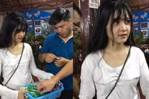 Cô gái bán hàng rong lấy tiền nuôi cún con bị bỏ rơi bỗng dưng nổi tiếng MXH 