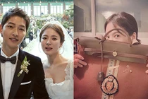 Song Hye Kyo mang bầu, thiết kế túi xách gắn tên ông xã?
