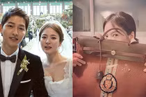 Song Hye Kyo mang bầu, thiết kế túi xách gắn tên ông xã?