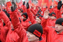 Dân Nga xuống đường ủng hộ cuộc trưng cầu dân ý Crimea