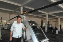Thương binh “liều” tự chế hai trực thăng chơi